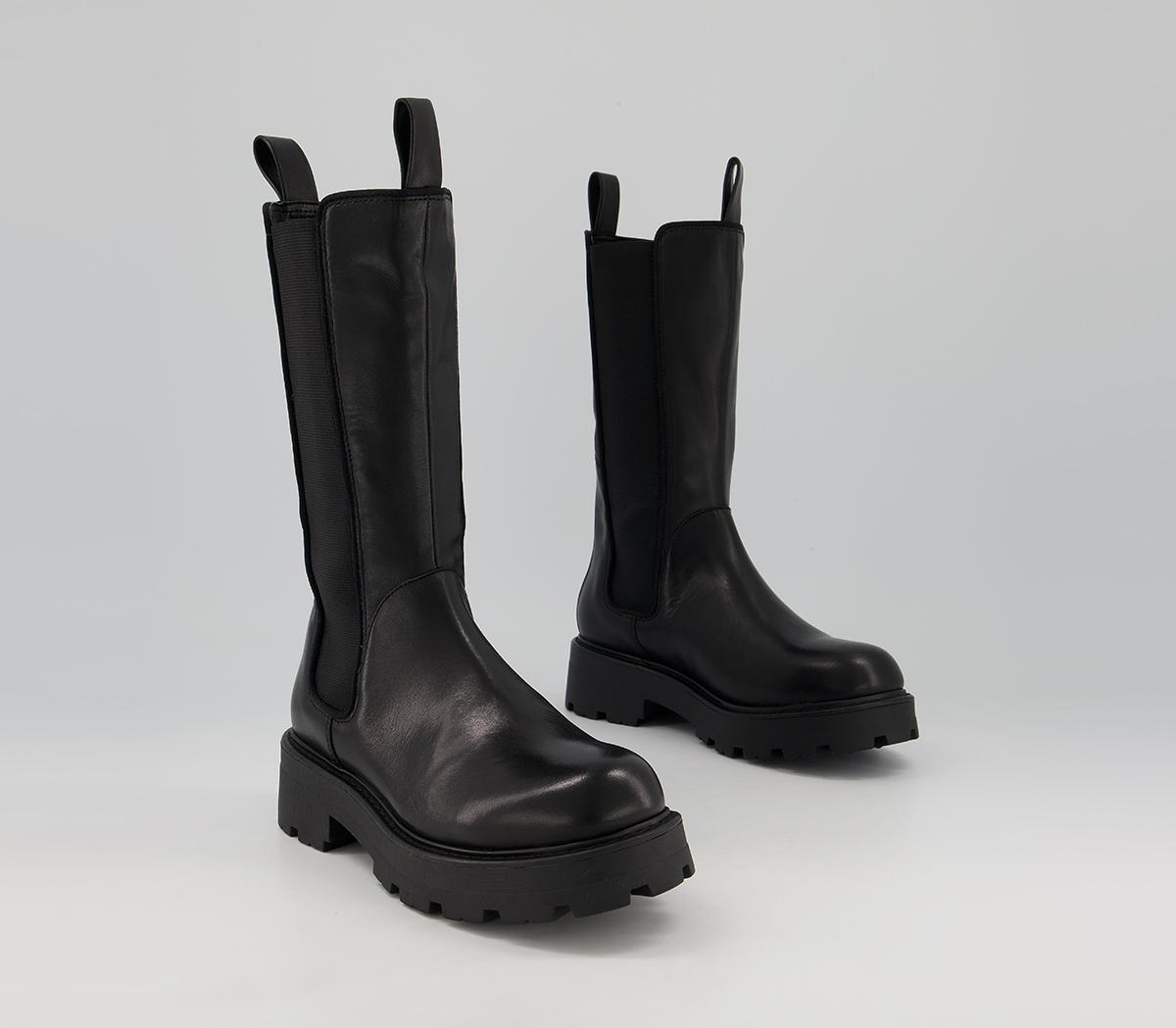 Vagabond Shoemakers Cosmo 2.0 Tall Boots Black - Knee High Boots