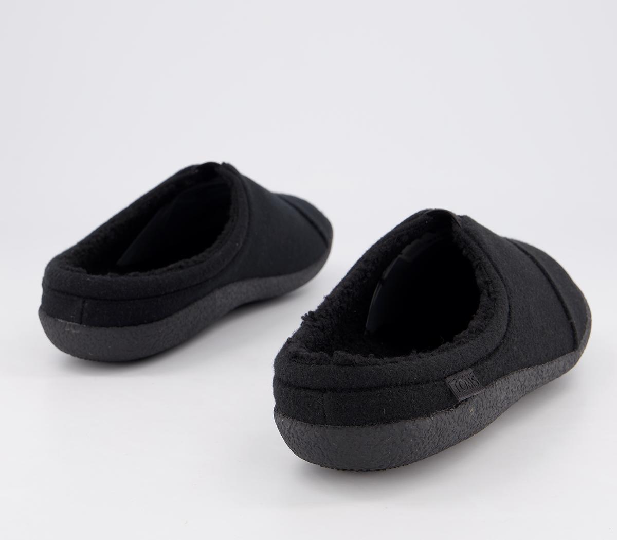 TOMS Berkeley Slippers Black Men's Casual Shoes