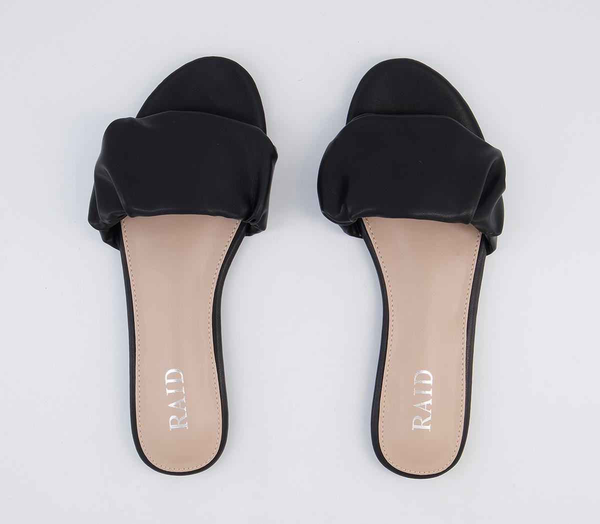 Raid Sunnie Mule Sandals Raid Sunnie Mule Sandals Black