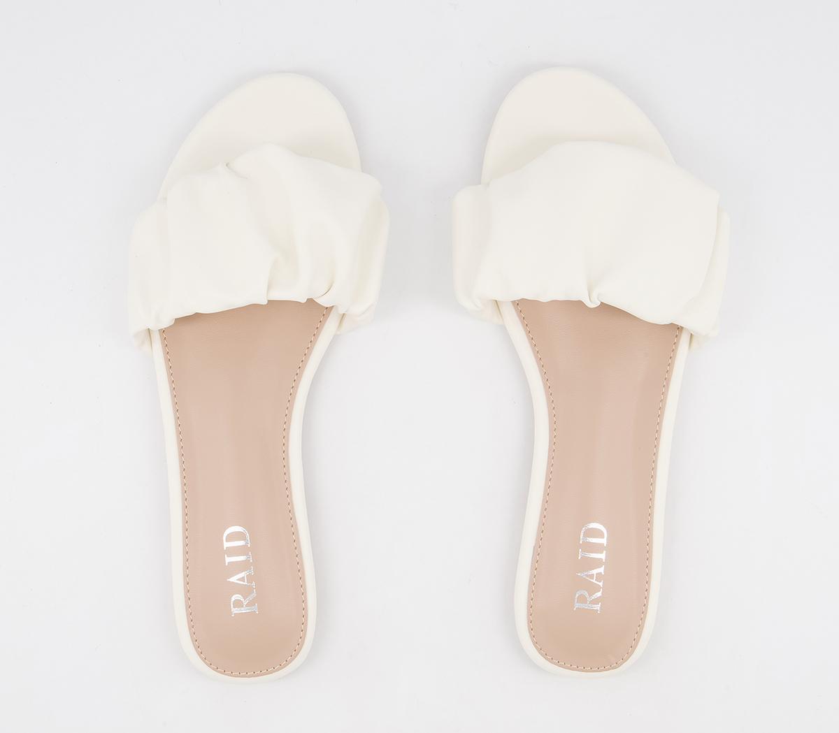 Raid Sunnie Mule Sandals Raid Sunnie Mule Sandals Cream