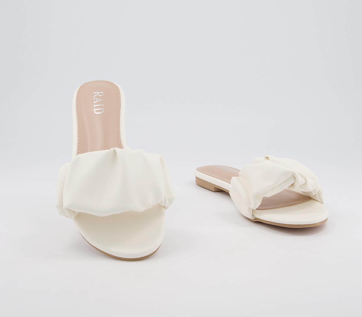 Raid Sunnie Mule Sandals Raid Sunnie Mule Sandals Cream