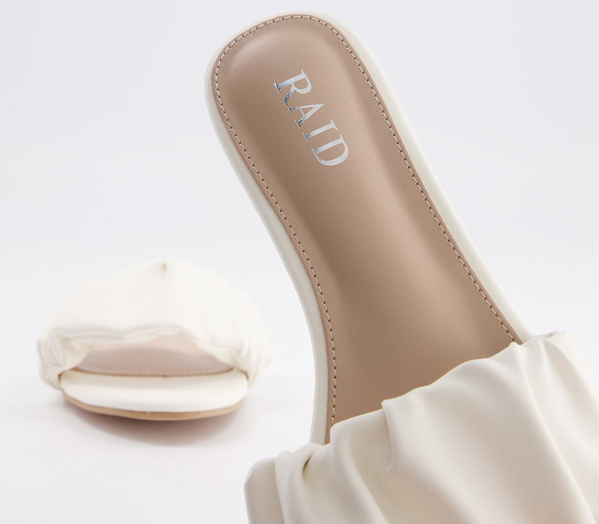 Raid Sunnie Mule Sandals Raid Sunnie Mule Sandals Cream