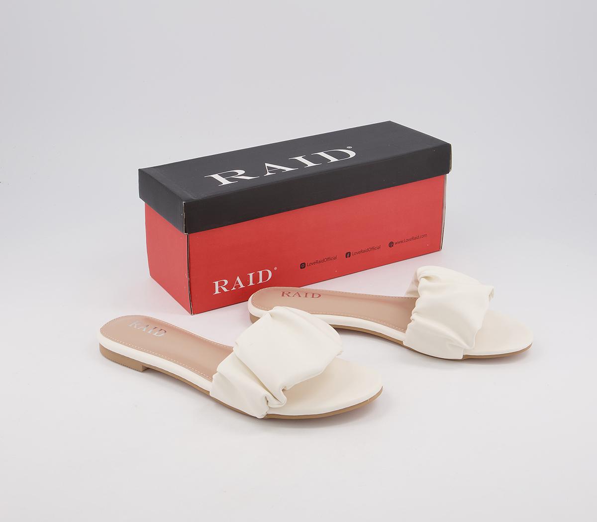 Raid Sunnie Mule Sandals Raid Sunnie Mule Sandals Cream