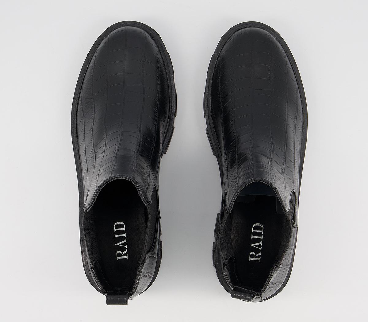 RaidLiza Chelsea Boots RaidLiza Chelsea BootsBlack Croc