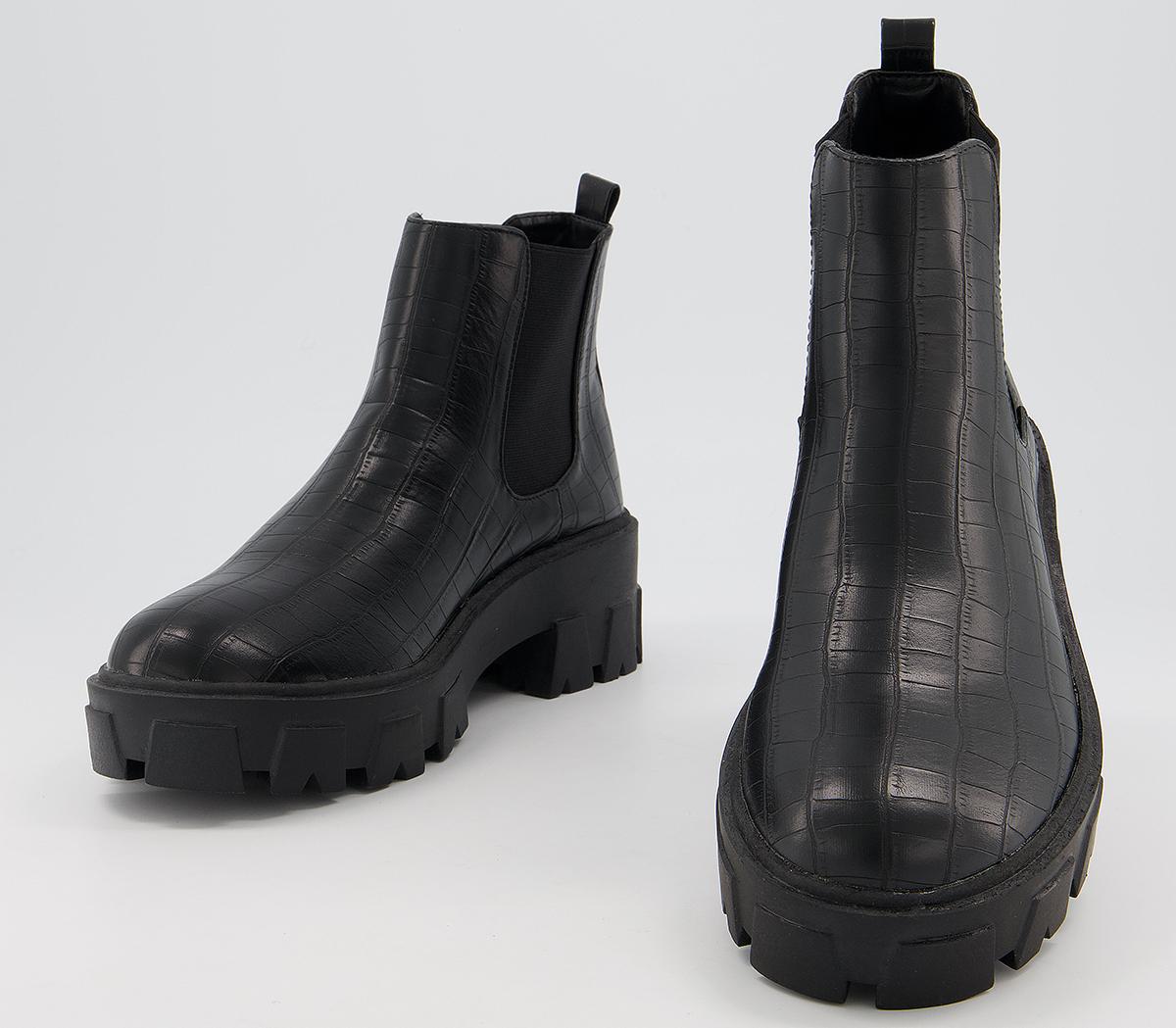 RaidLiza Chelsea Boots RaidLiza Chelsea BootsBlack Croc