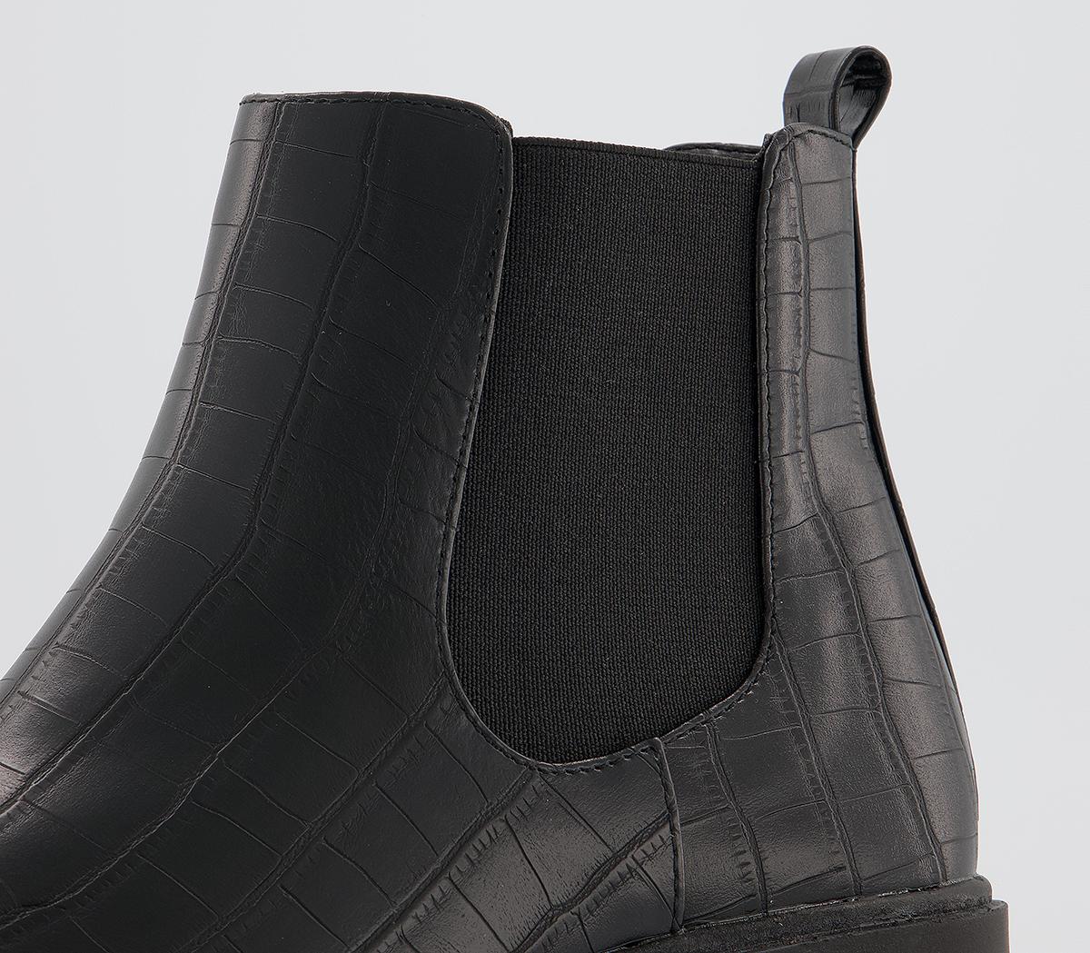 RaidLiza Chelsea Boots RaidLiza Chelsea BootsBlack Croc