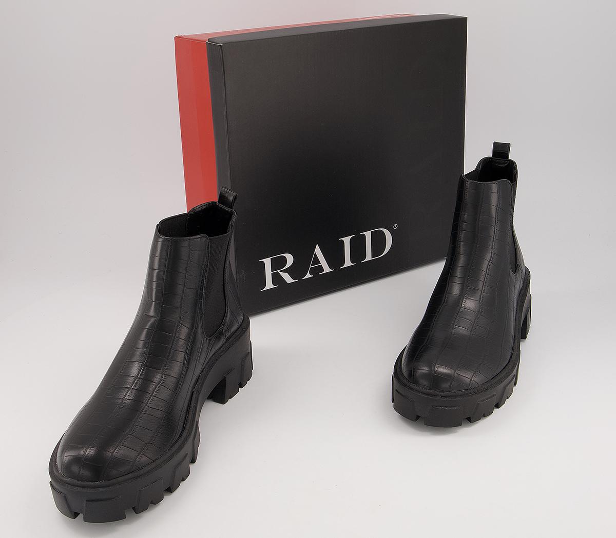 RaidLiza Chelsea Boots RaidLiza Chelsea BootsBlack Croc