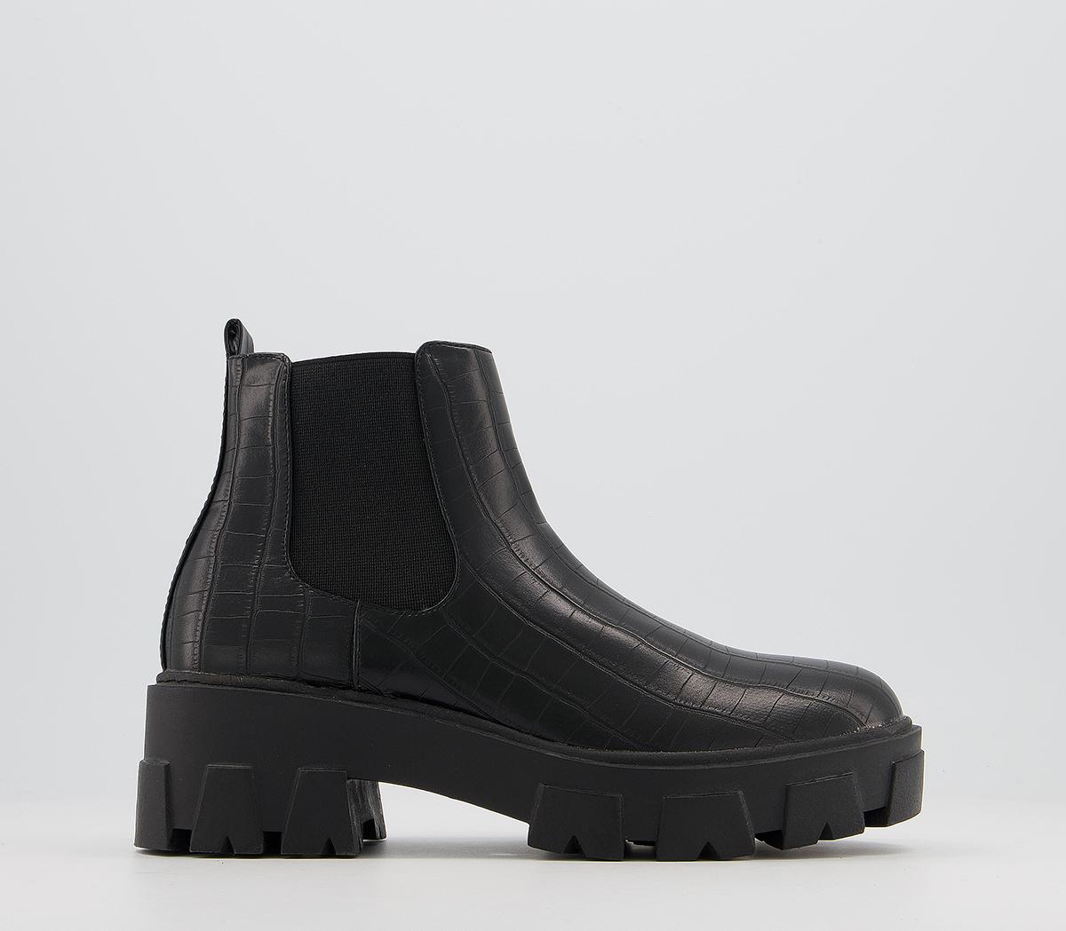 RaidLiza Chelsea Boots RaidLiza Chelsea BootsBlack Croc