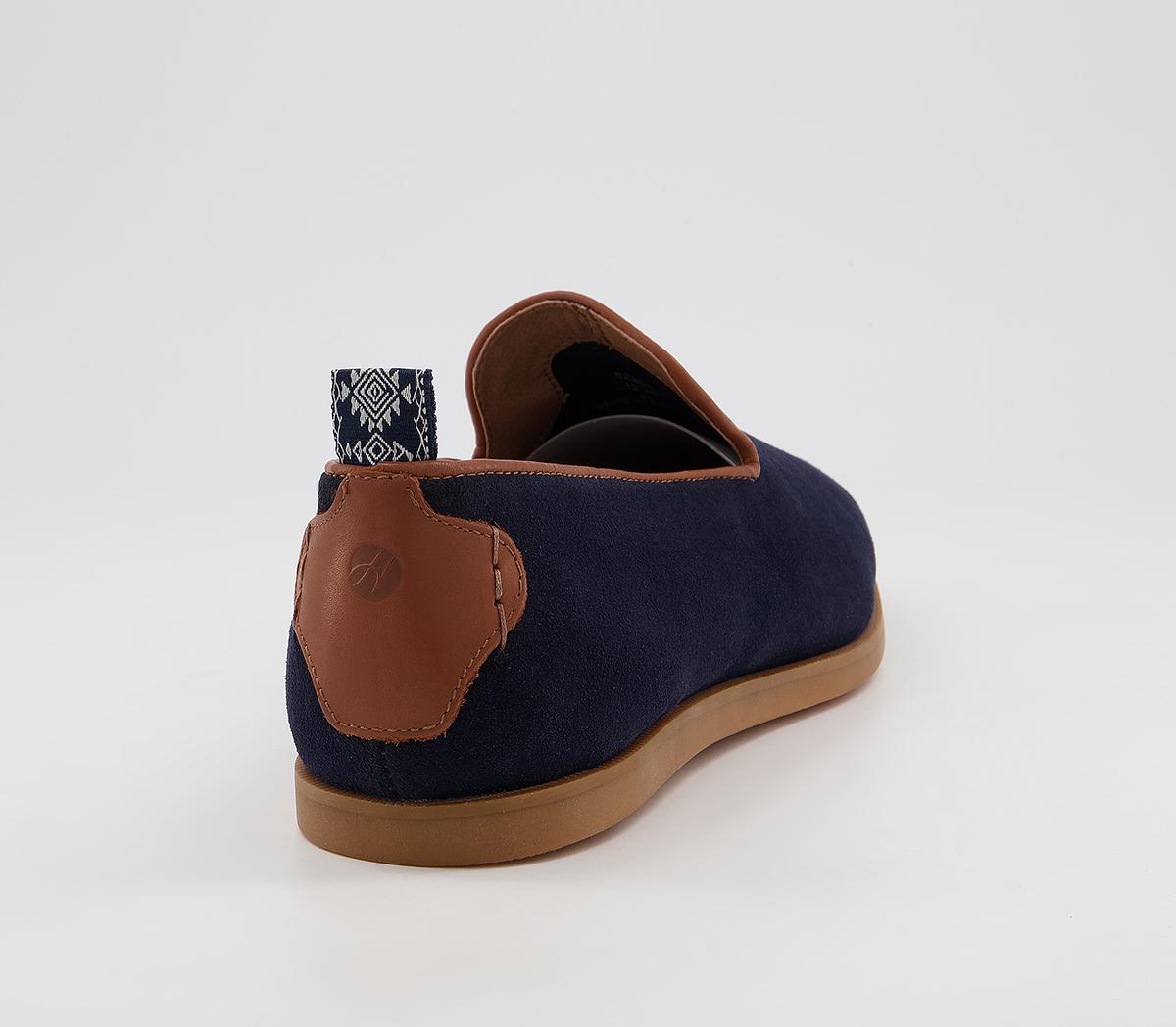 Hudson LondonParker LoafersNavy Suede