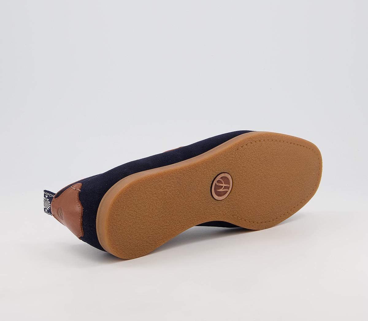 Hudson LondonParker LoafersNavy Suede