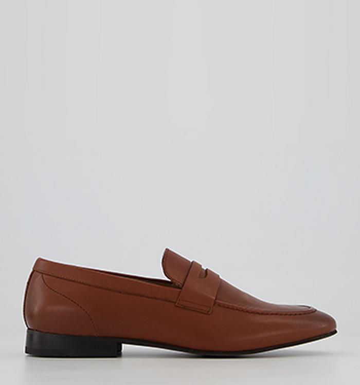 Hudson London Bolton Loafers Tan Leather
