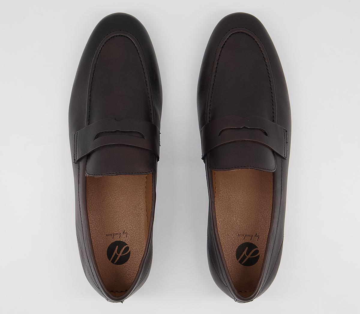 Hudson London Bolton Loafers Dark Brown - Men’s Smart Shoes