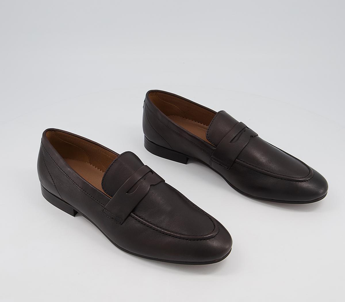 Hudson London Bolton Loafers Dark Brown - Men’s Smart Shoes