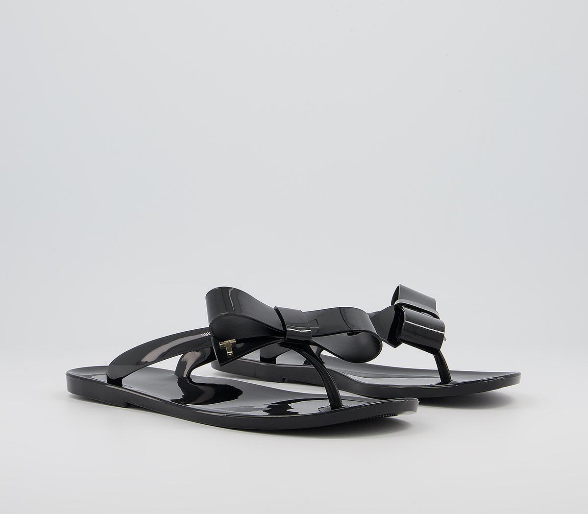 Ted Baker Bejouw Flip Flops Black Women’s Sandals