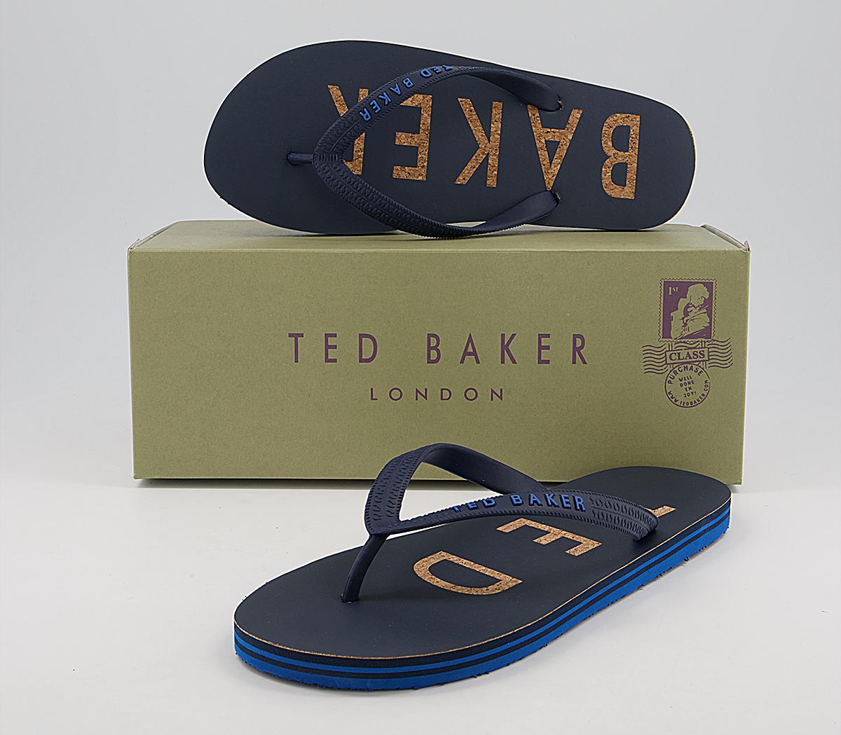 Ted Baker Donel Flip Flops Ted Baker Donel Flip Flops Navy