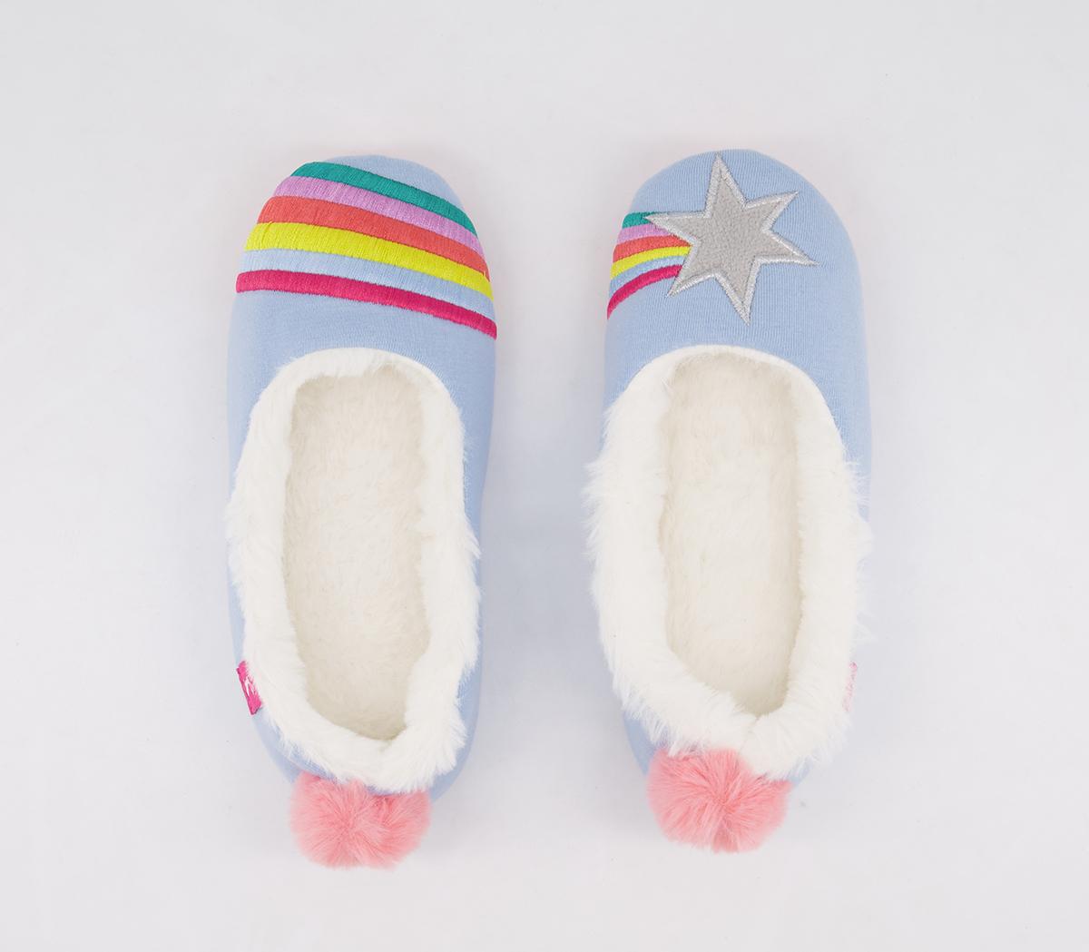 Joules Dreama Ballet Junior Slippers Blue Star Unisex