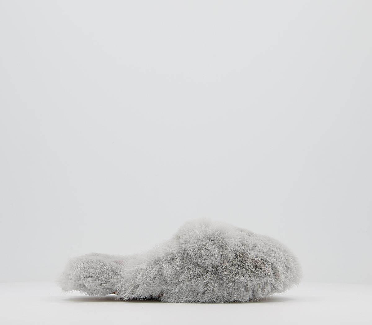 Cosy Fluffy Mule Junior Slippers