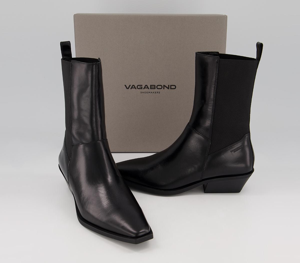 Vagabond Shoemakers Ally Calf Boots Vagabond Shoemakers Ally Calf Boots Black