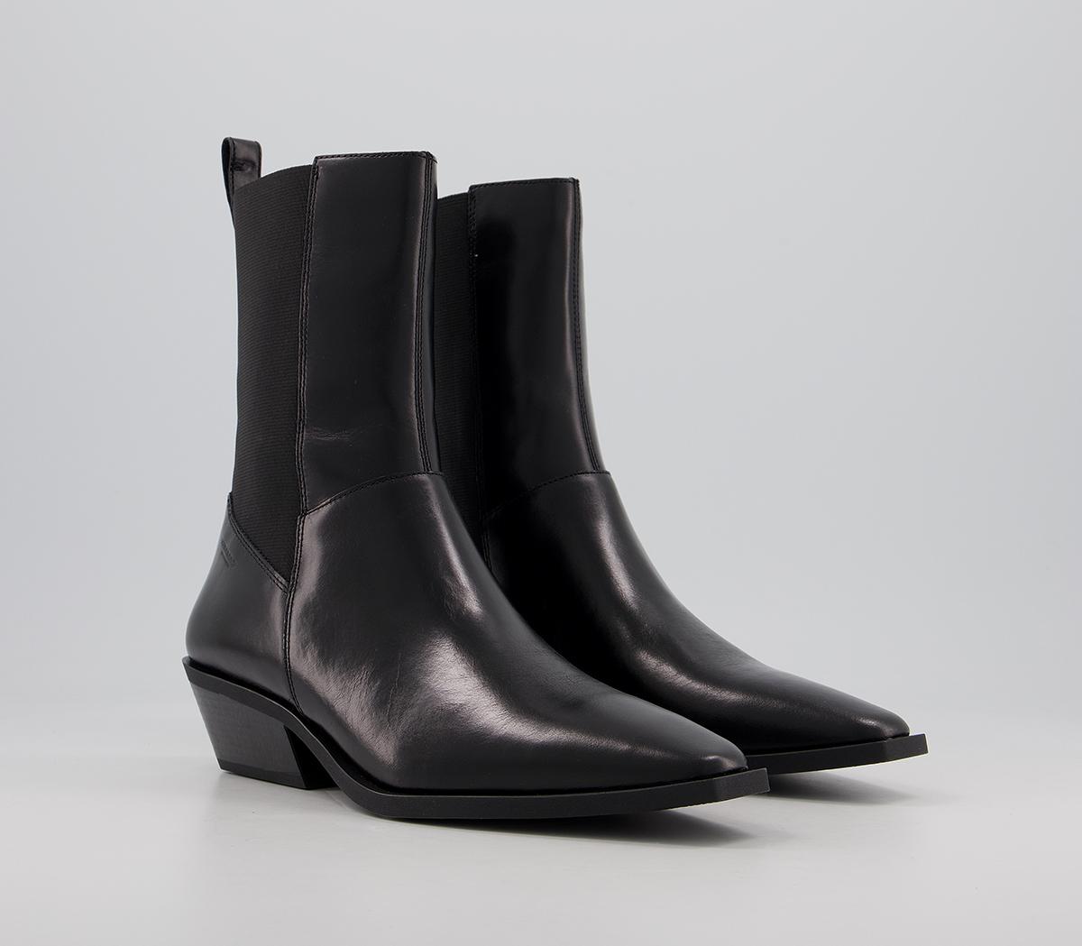 Vagabond Shoemakers Ally Calf Boots Vagabond Shoemakers Ally Calf Boots Black