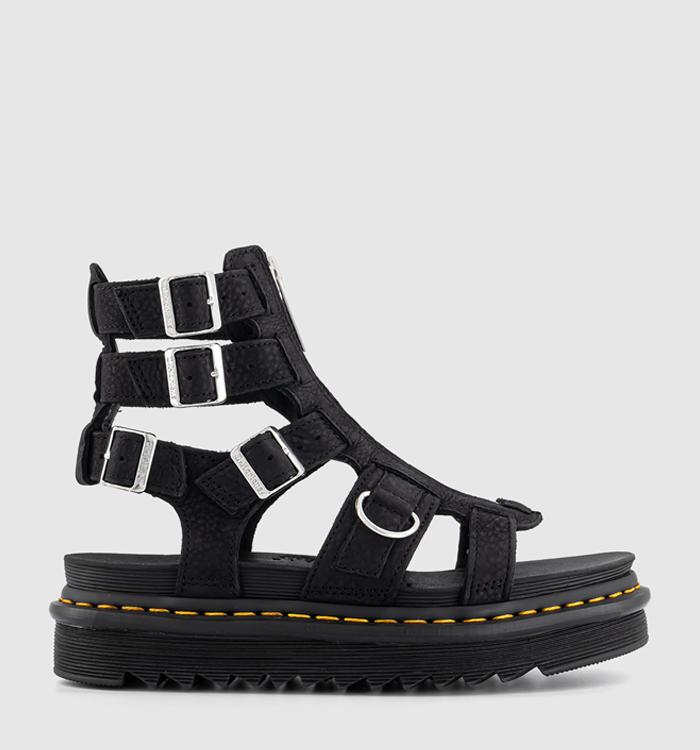 Dr. Martens Olson Sandals Charcoal Grey