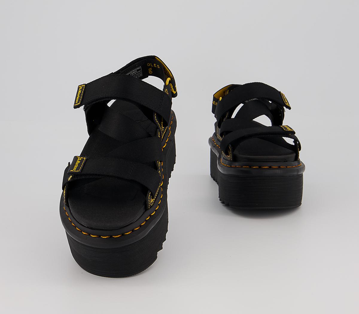 Dr. Martens Kimber Platform Sandals Dr. Martens Kimber Platform Sandals Black Webbing