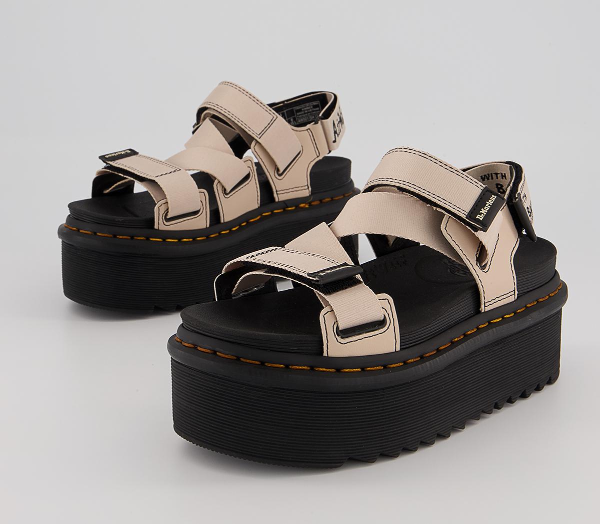 Dr. Martens Kimber Platform Sandals Dr. Martens Kimber Platform Sandals Warmsand Webbing