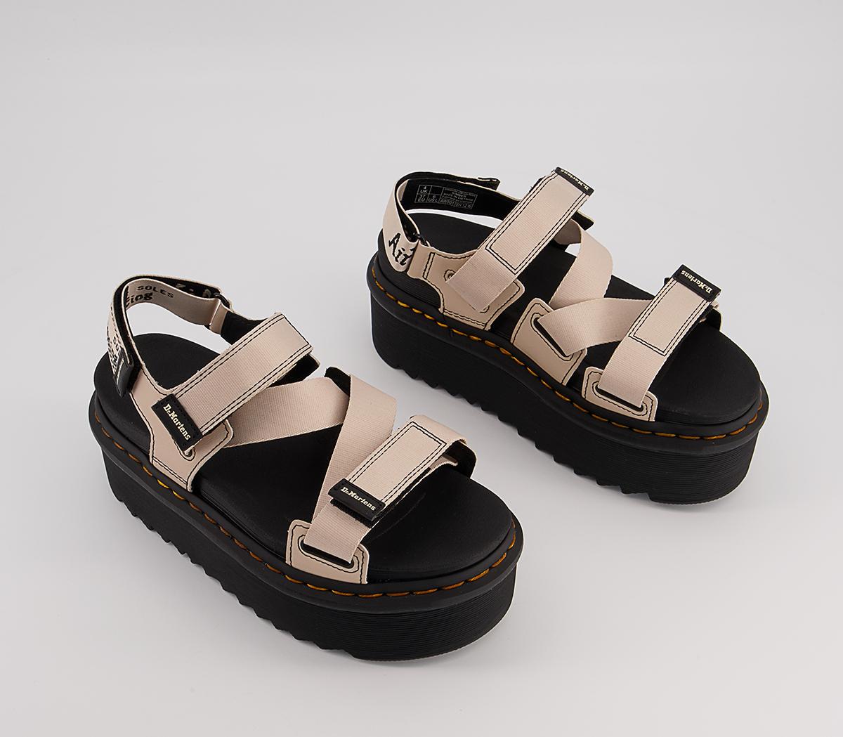Dr. Martens Kimber Platform Sandals Dr. Martens Kimber Platform Sandals Warmsand Webbing