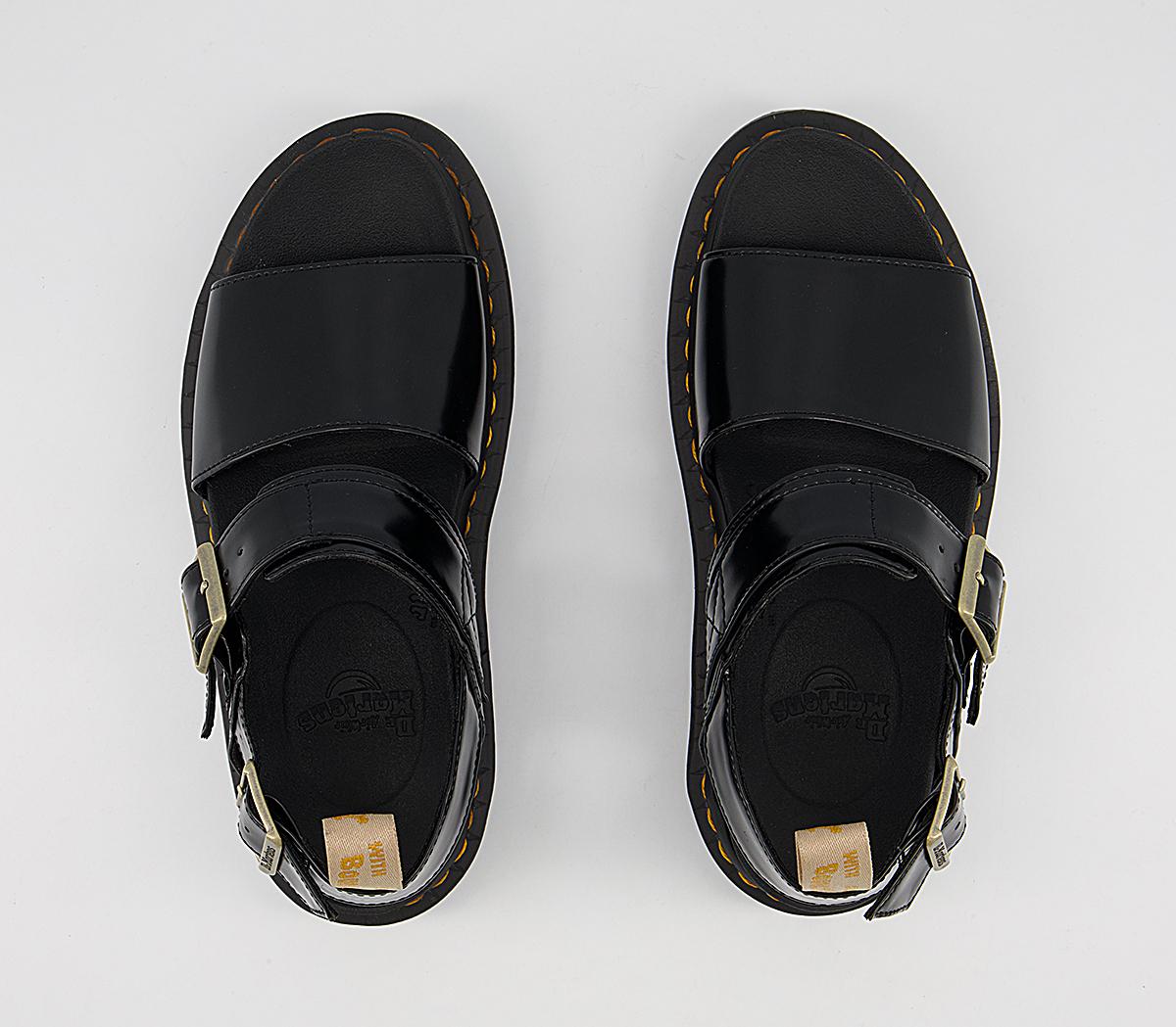 Dr. Martens Vegan Voss Sandals Black Women's Vegan Shoes