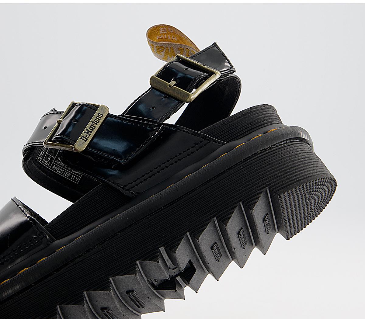 Dr. Martens Vegan Voss Sandals Black Women's Vegan Shoes