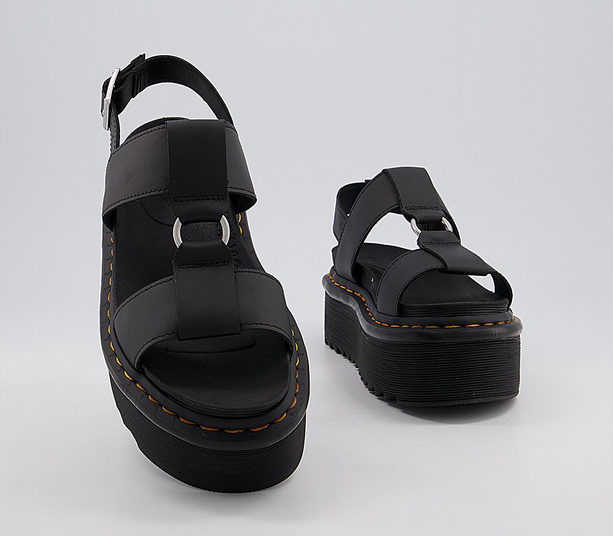 Dr.Martens☆FRANCIS LEATHER STRAP SANDALS Francis Leather Strap Sandals in Black | Dr. Martens
