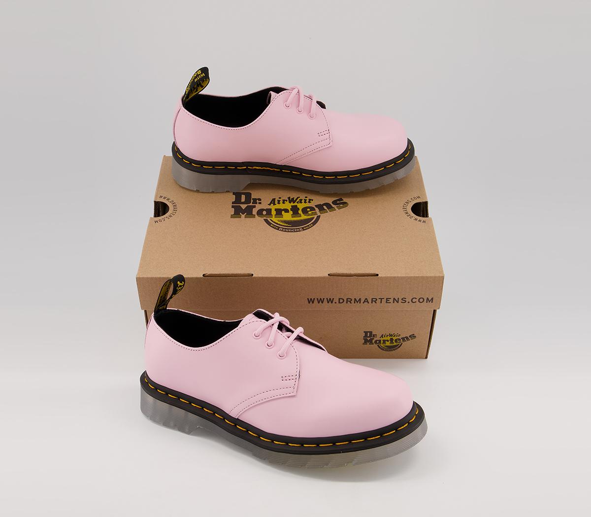 Dr. Martens 1461 Ice 3 Eye Shoes Pale Pink - Flat Shoes for Women