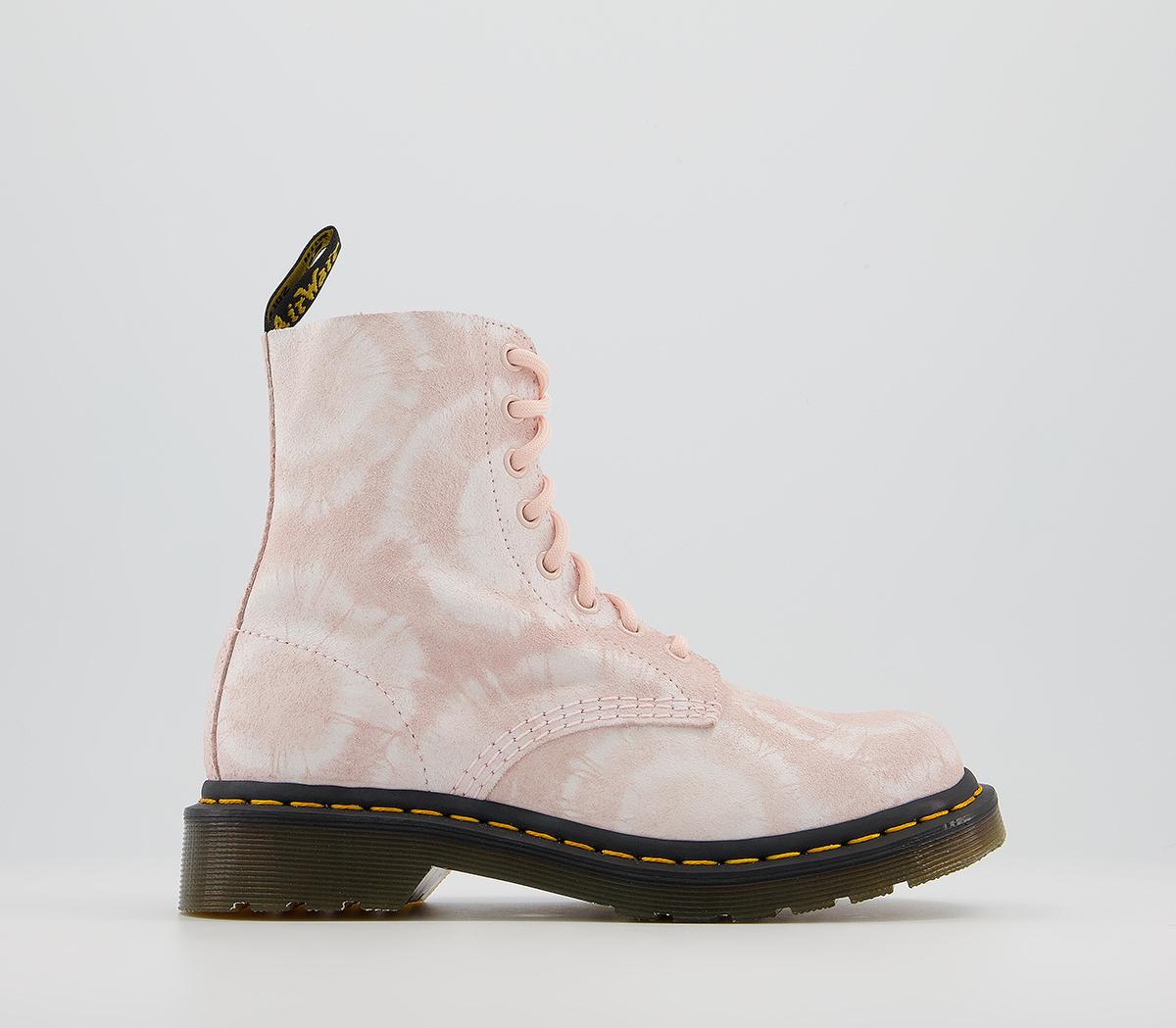 Dr. Martens1460 8 Eye Tie Dye BootsShell Pink White