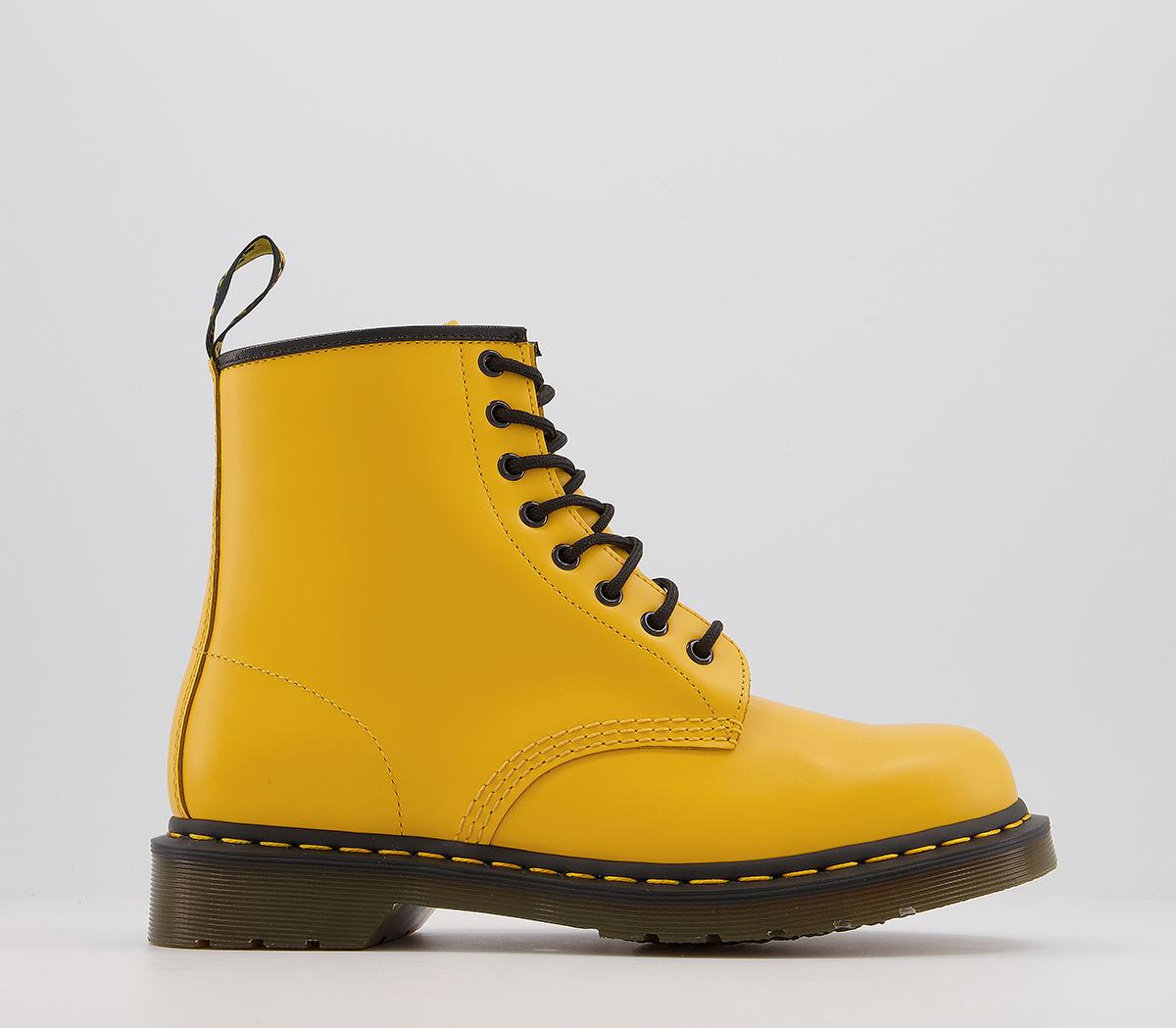 Dr. Martens 1460 8 Eye Boots Dms Yellow - Women's Ankle Boots