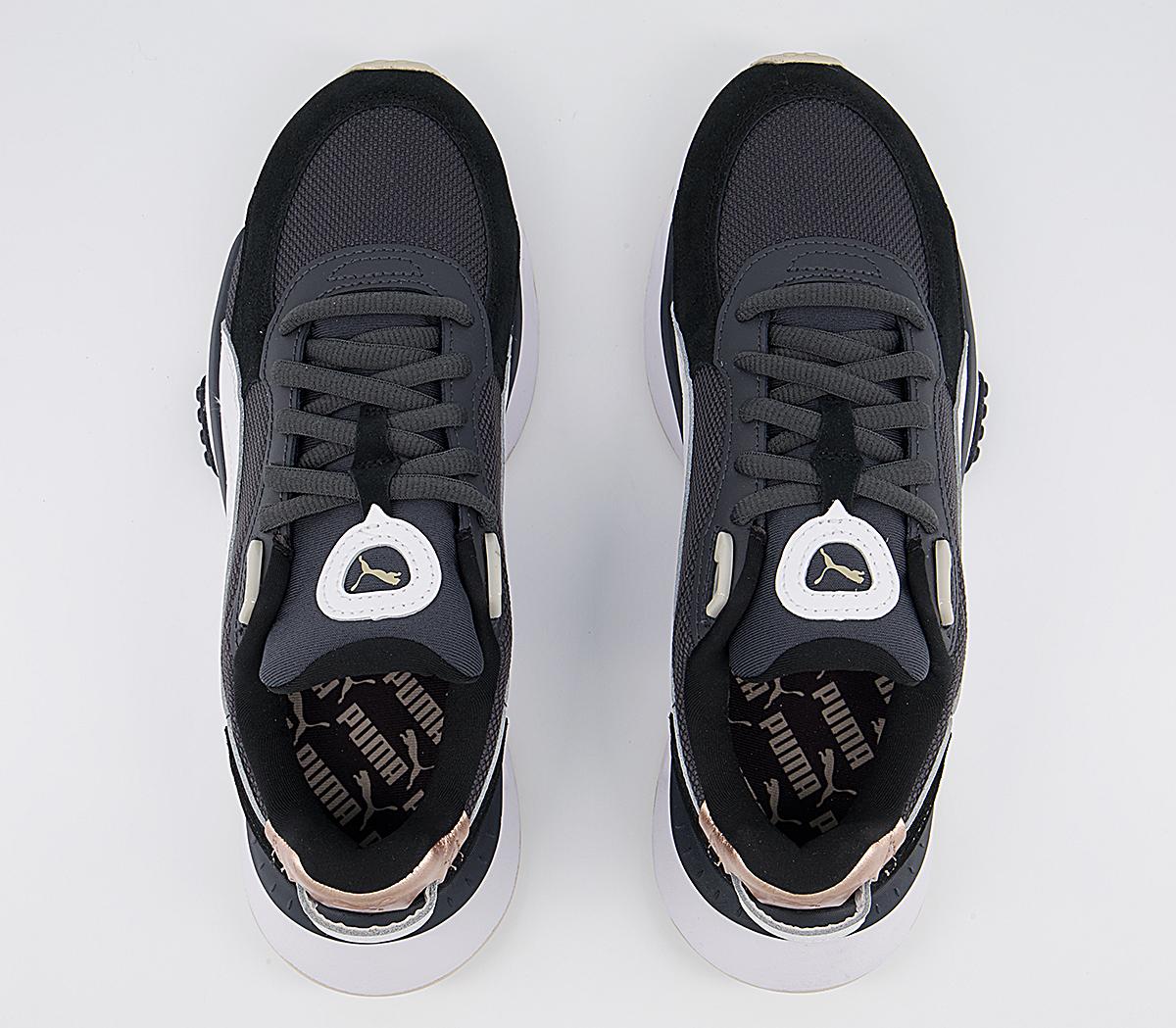 Puma Wild Rider Trainers Puma Wild Rider Trainers Soft Metal Ebony Black