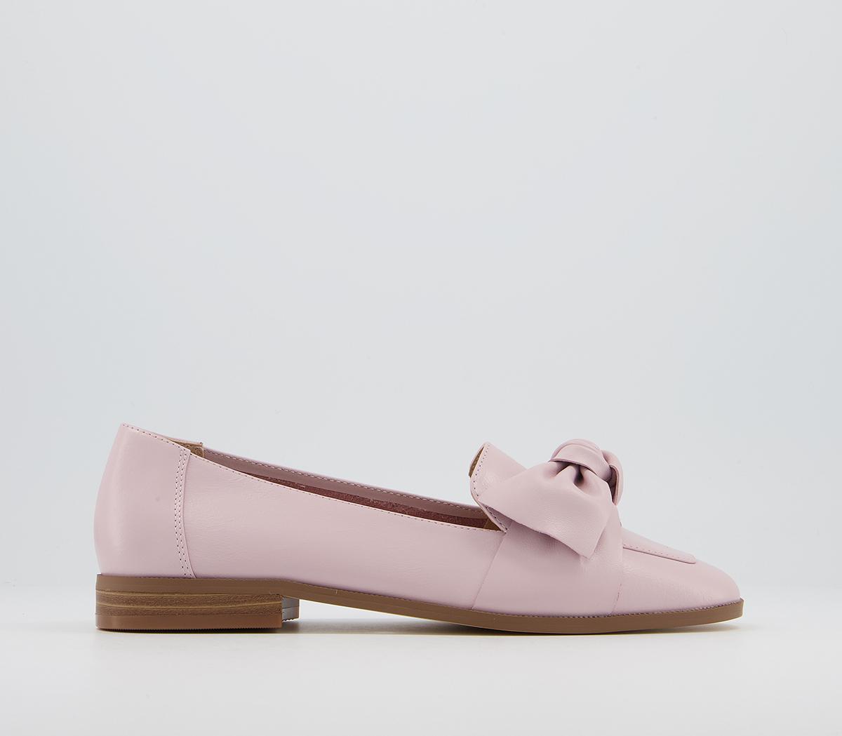 OFFICEFlurry Bow Loafer ShoesPink Leather