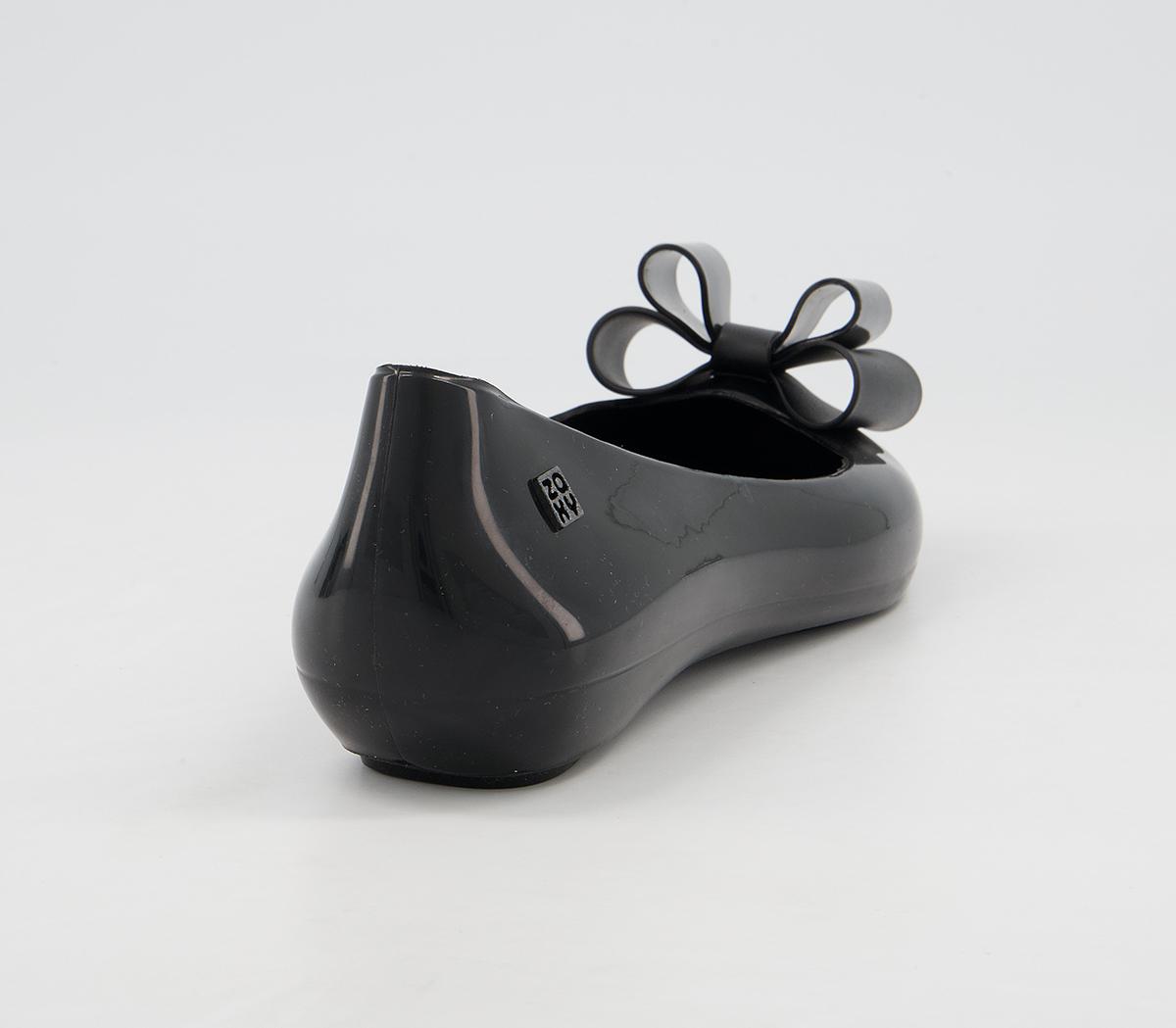 Zaxy Pop Bow Classic Flats Zaxy Pop Bow Classic Flats Black