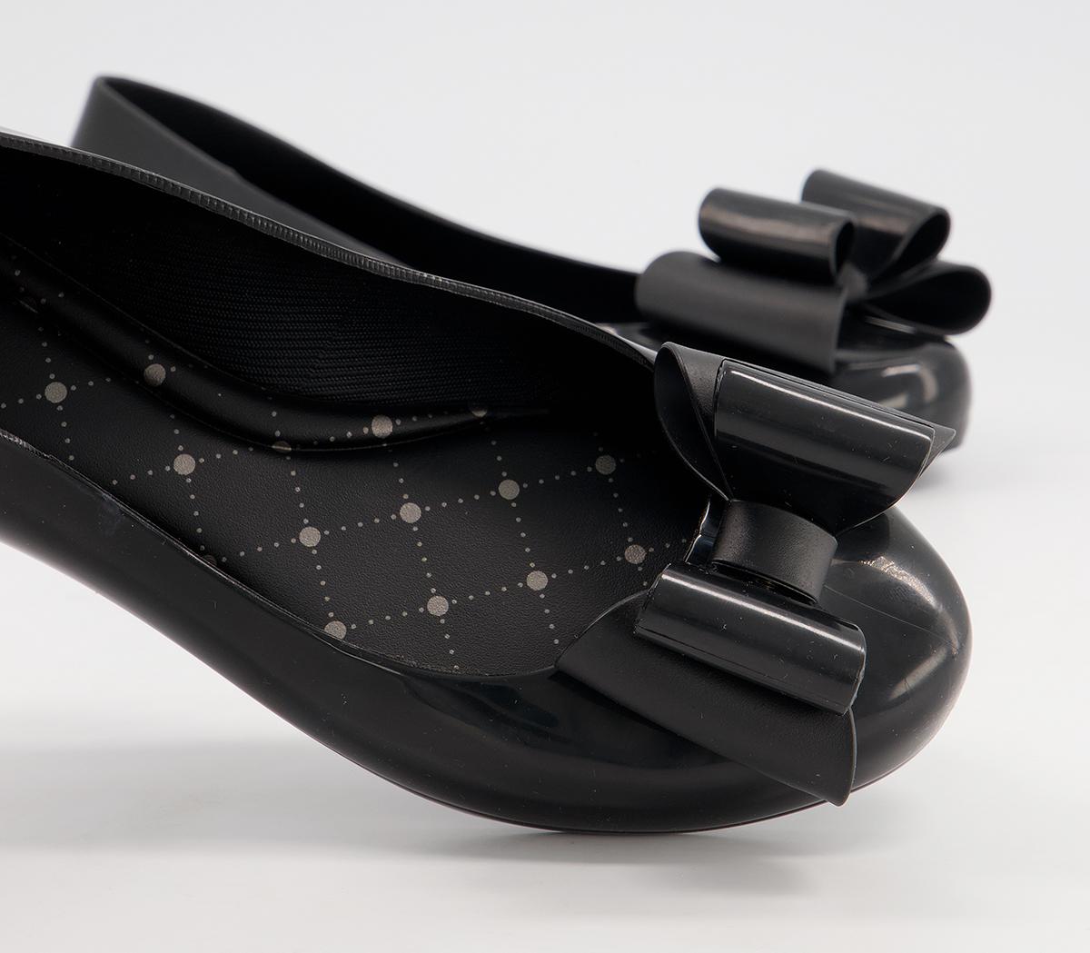 Zaxy Pop Bow Classic Flats Zaxy Pop Bow Classic Flats Black
