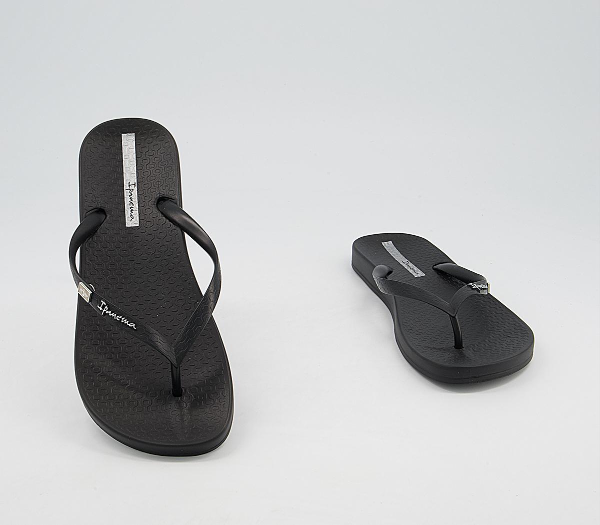 IpanemaAnatomic Brazil Flip FlopsBlack