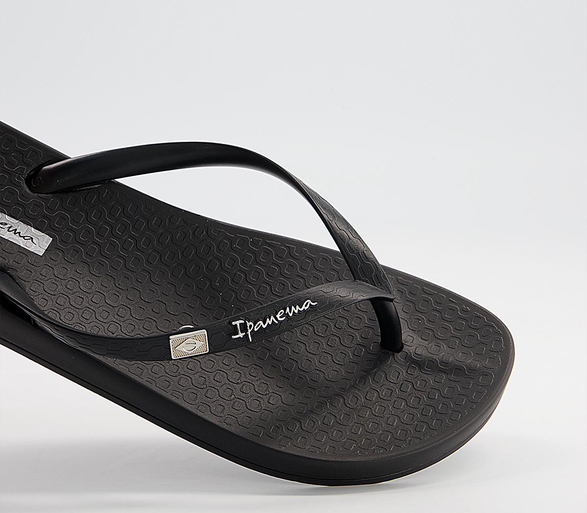 IpanemaAnatomic Brazil Flip FlopsBlack