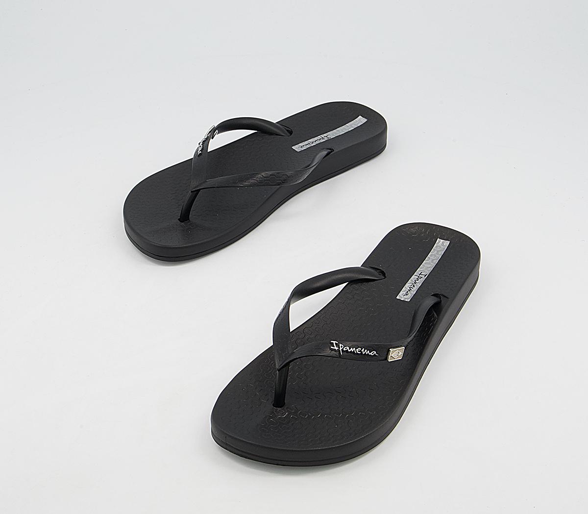 IpanemaAnatomic Brazil Flip FlopsBlack