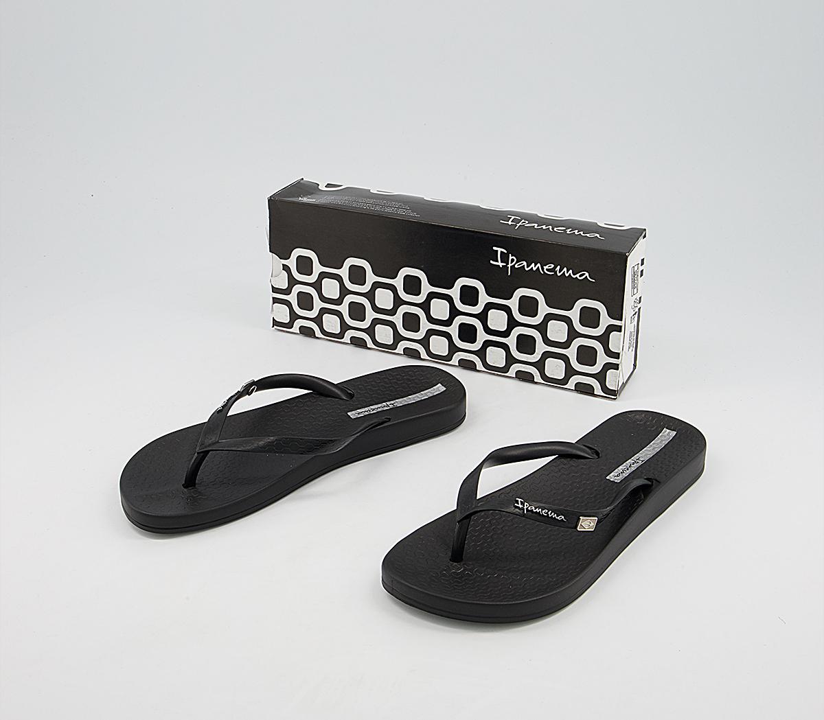 IpanemaAnatomic Brazil Flip FlopsBlack