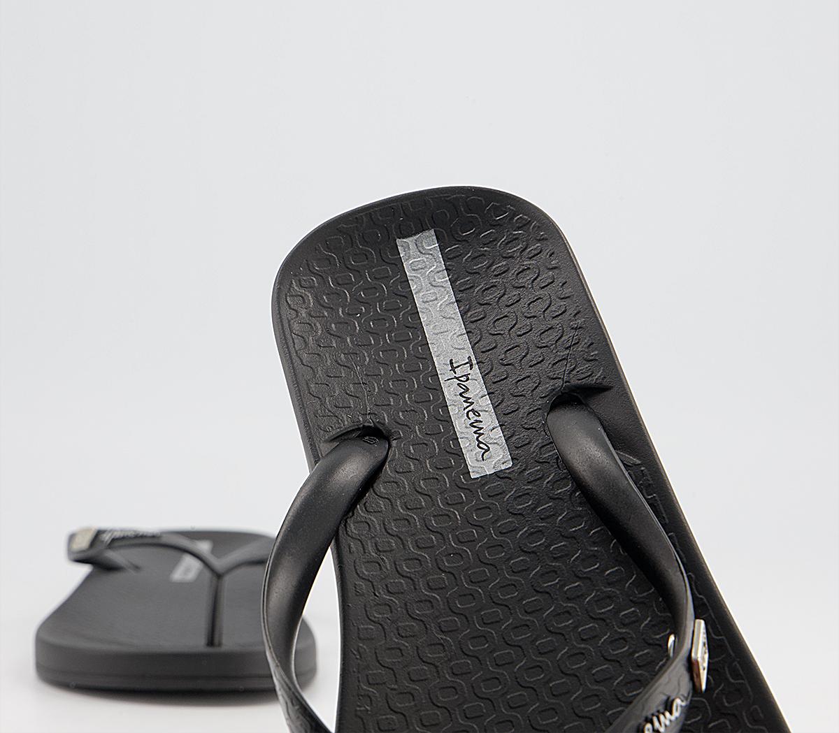 IpanemaAnatomic Brazil Flip FlopsBlack