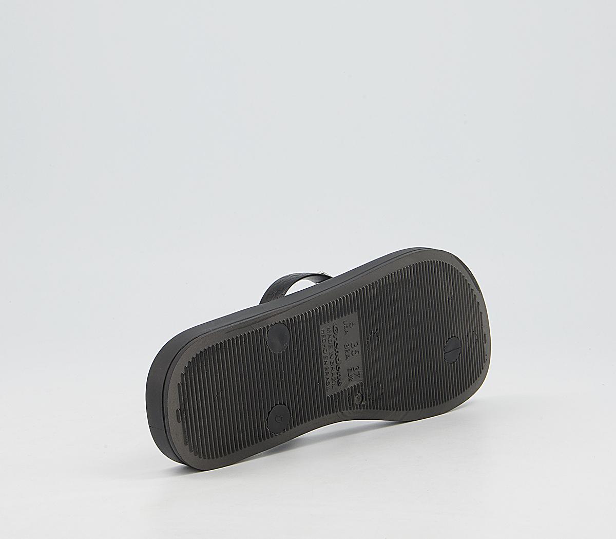 IpanemaAnatomic Brazil Flip FlopsBlack