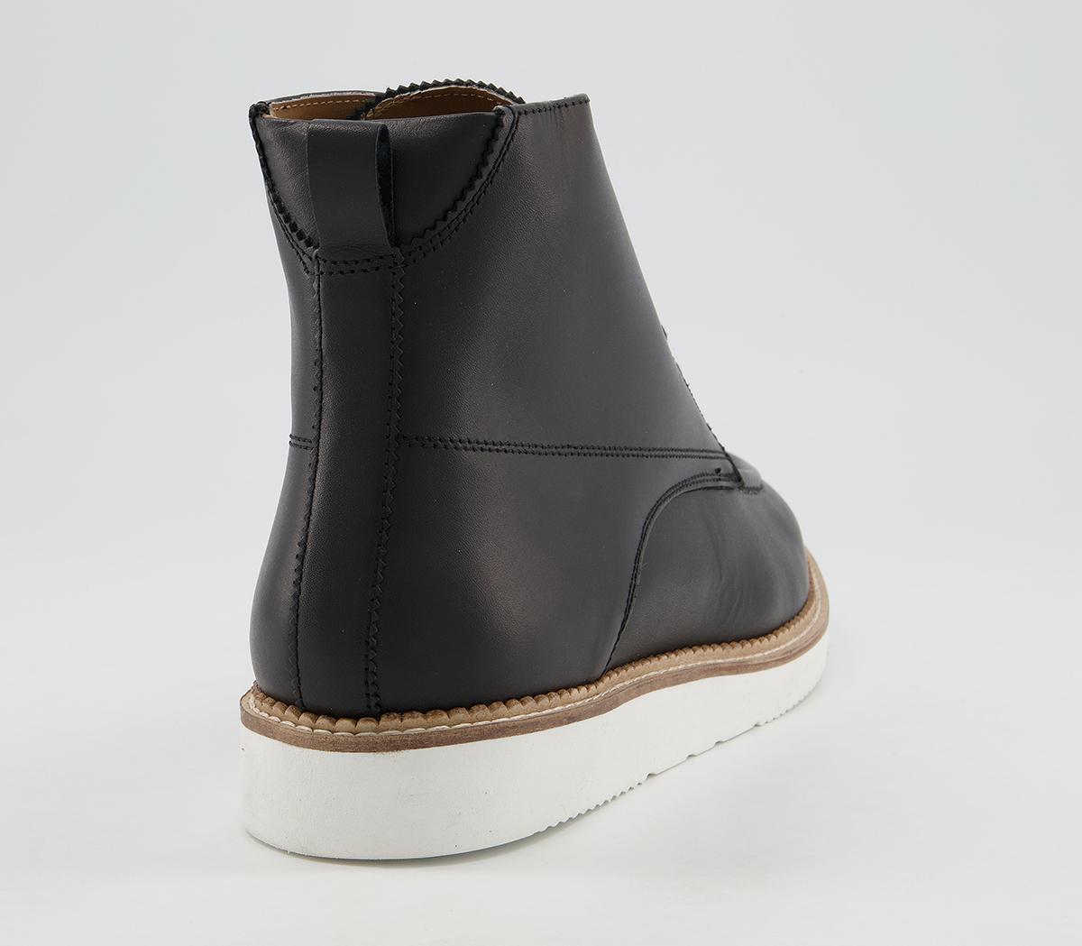 Office Bolo Apron Boots Office Bolo Apron Boots Burnished Black Leather