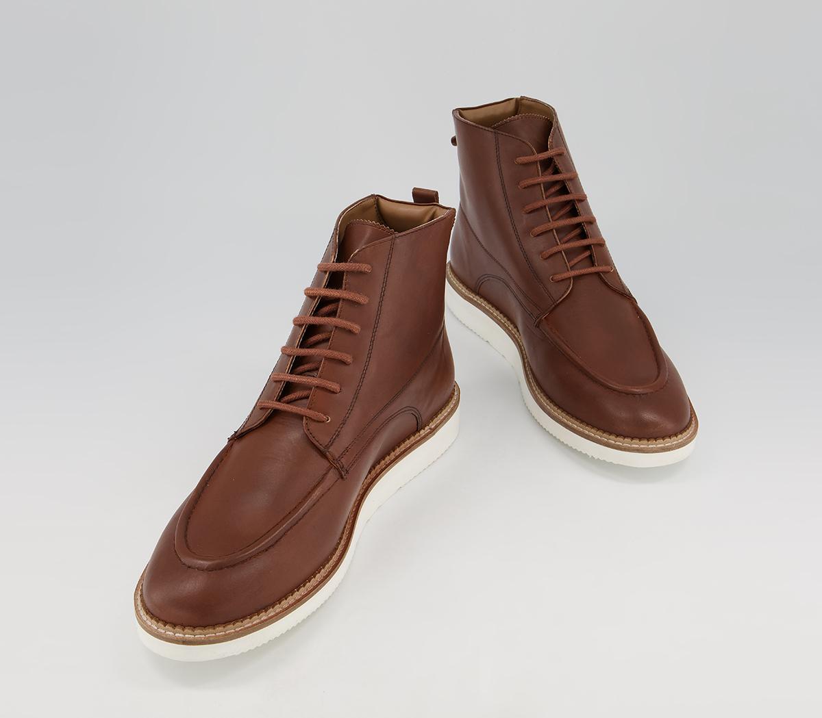 Office Bolo Apron Boots Office Bolo Apron Boots Burnished Tan Leather