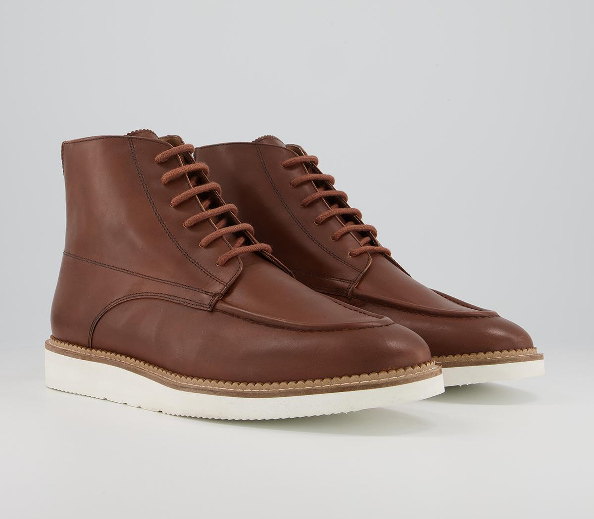 Office Bolo Apron Boots Office Bolo Apron Boots Burnished Tan Leather
