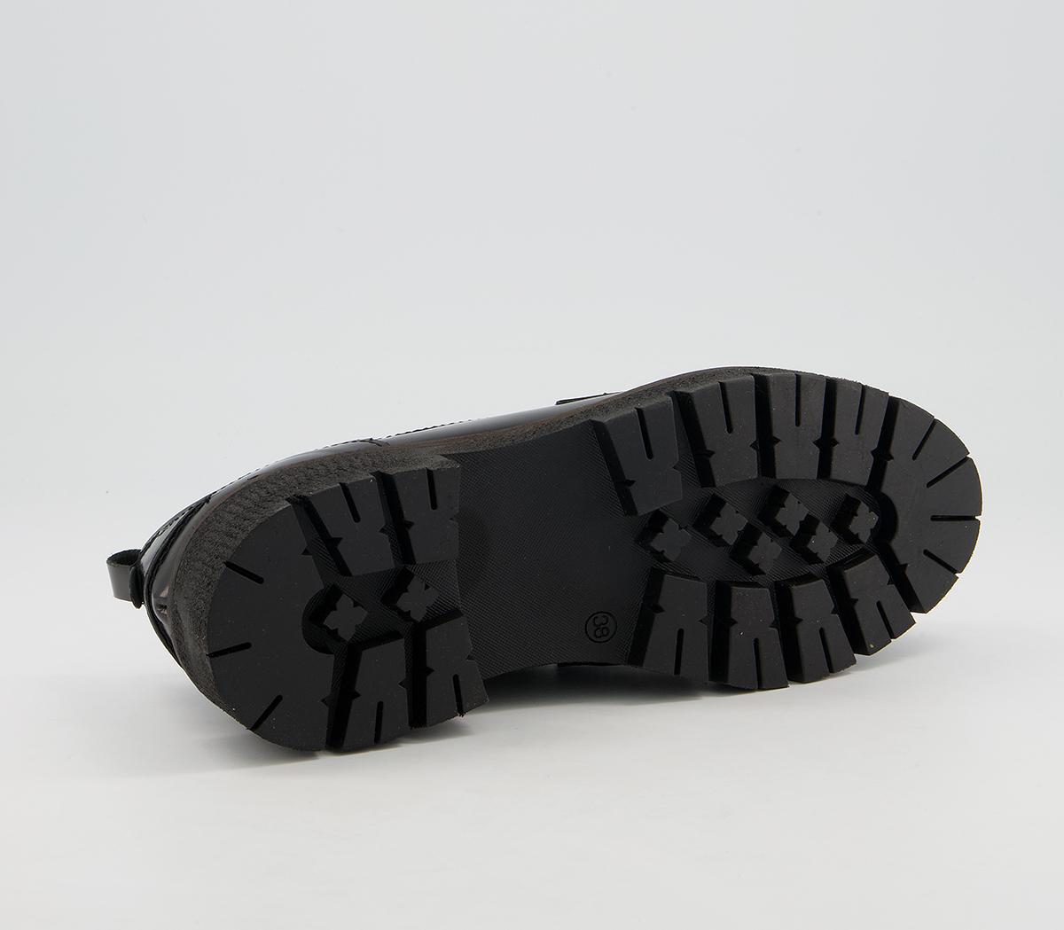Office Fundamental Cleated Tassel Loafer Shoes Office Fundamental Cleated Tassel Loafer Shoes Black Leather