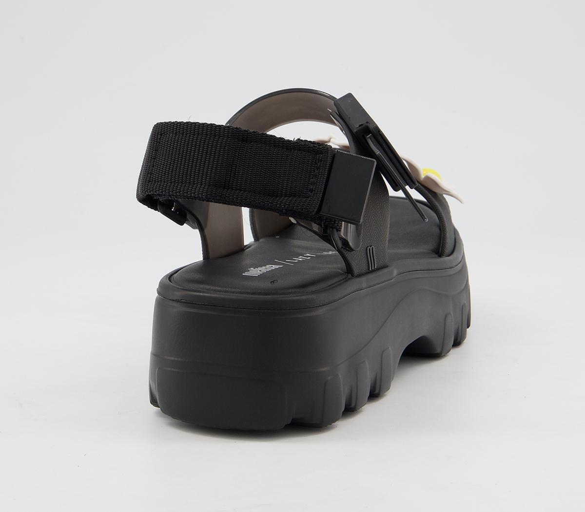 Melissa Melissa X Lazy Oaf Kick Off Bloom Sandals Melissa Melissa X Lazy Oaf Kick Off Bloom Sandals Black
