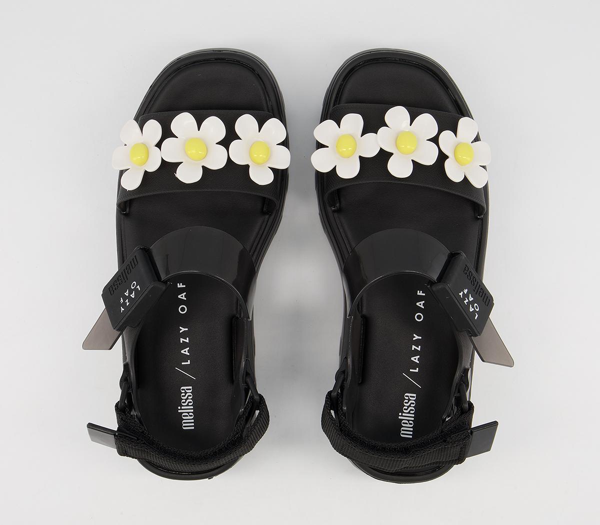 Melissa Melissa X Lazy Oaf Kick Off Bloom Sandals Melissa Melissa X Lazy Oaf Kick Off Bloom Sandals Black