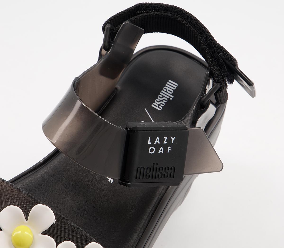 Melissa Melissa X Lazy Oaf Kick Off Bloom Sandals Melissa Melissa X Lazy Oaf Kick Off Bloom Sandals Black